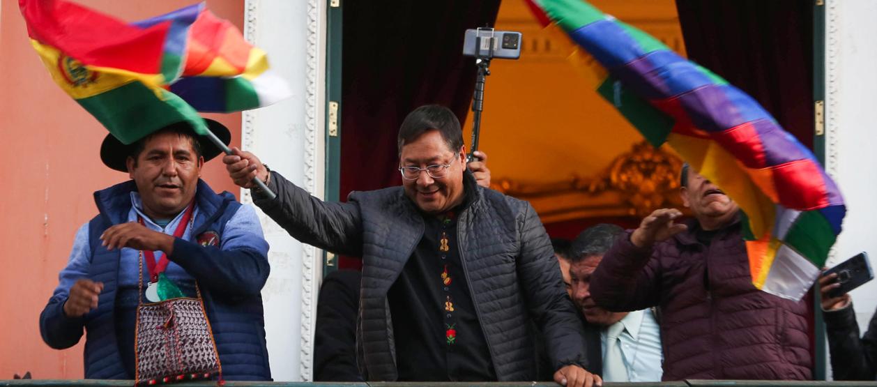El presidente de Bolivia, Luis Arce.