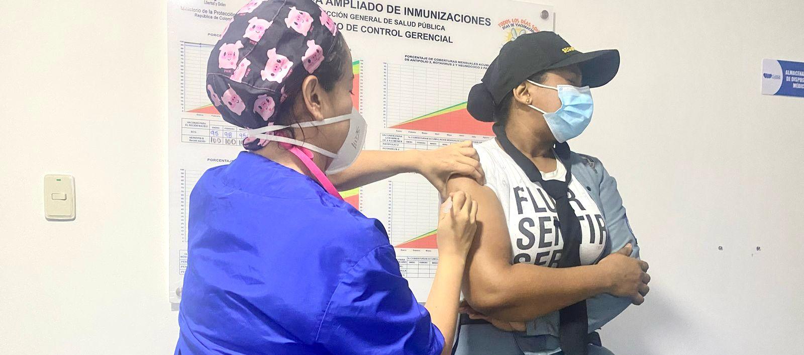Atención médica a una paciente