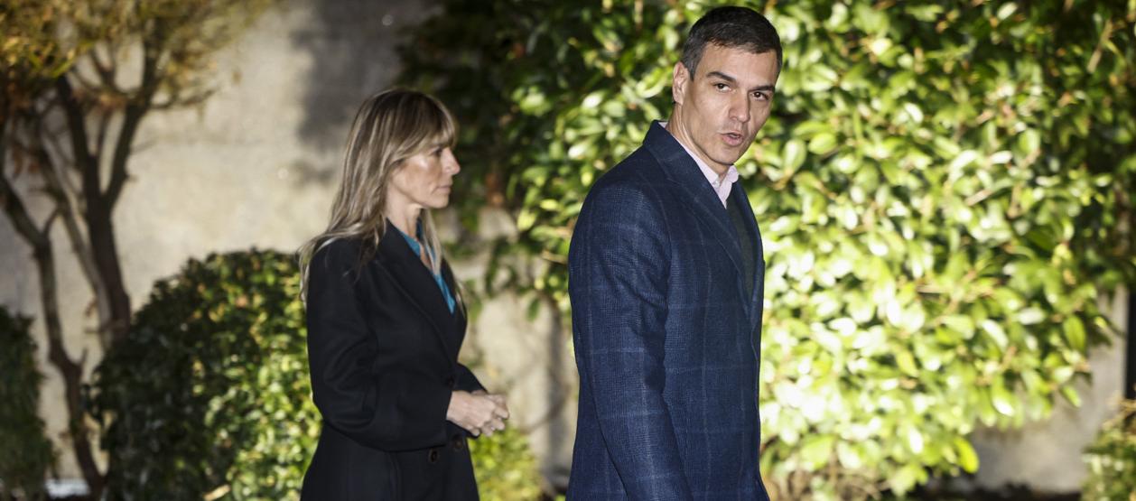 Begoña Gómez y Pedro Sánchez.