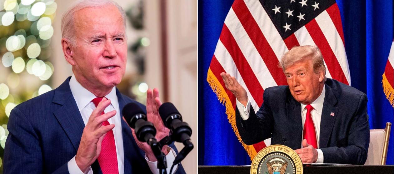 Joe Biden y Donald Trump.