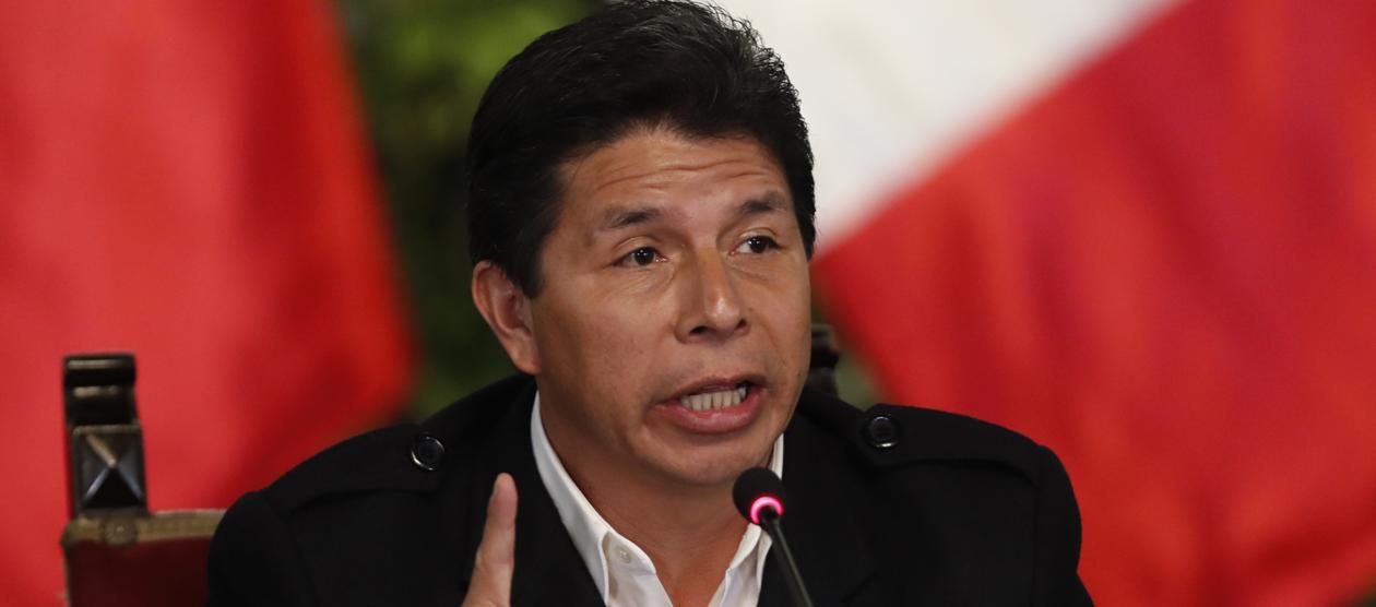 El expresidente peruano Pedro Castillo.