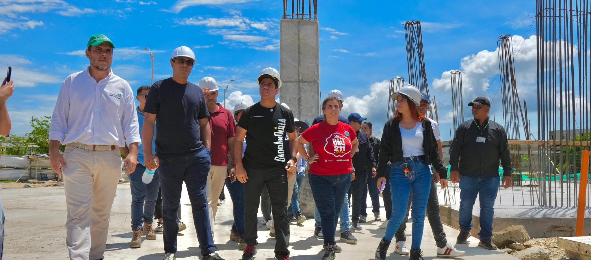 El alcalde Char visitando Villas de San Pablo II.
