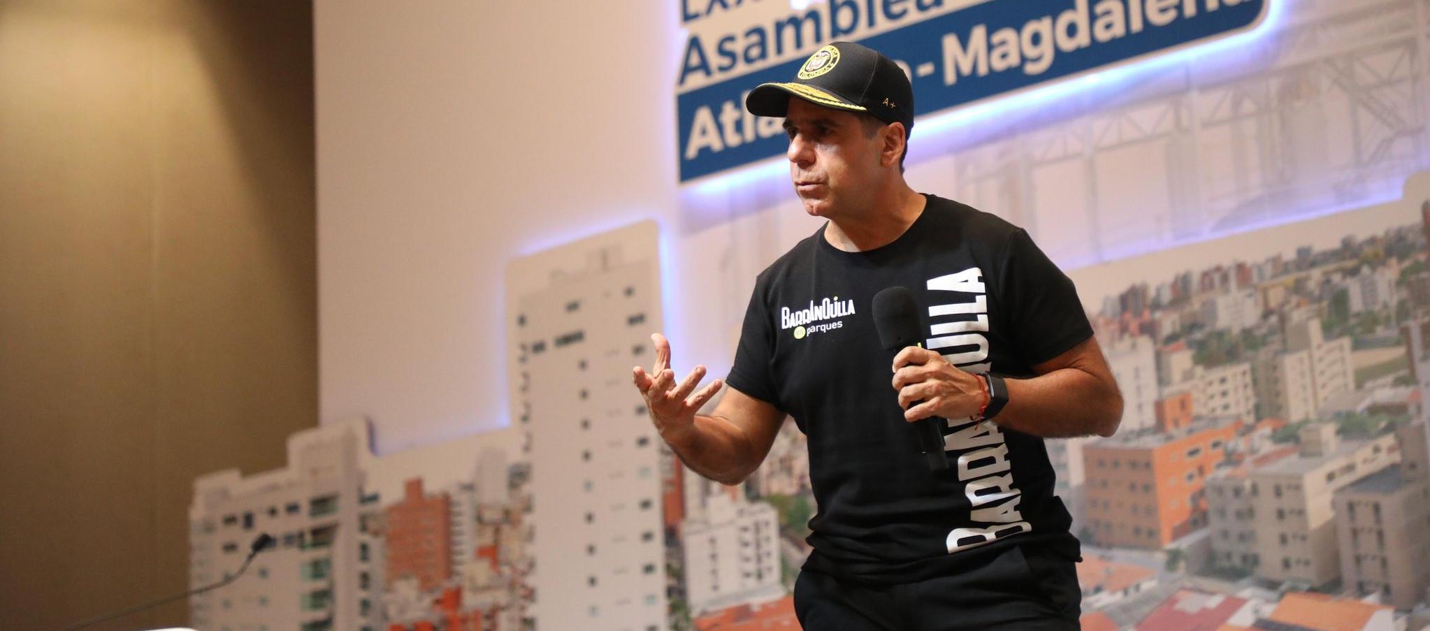 El Alcalde de Barranquilla, Alex Char.