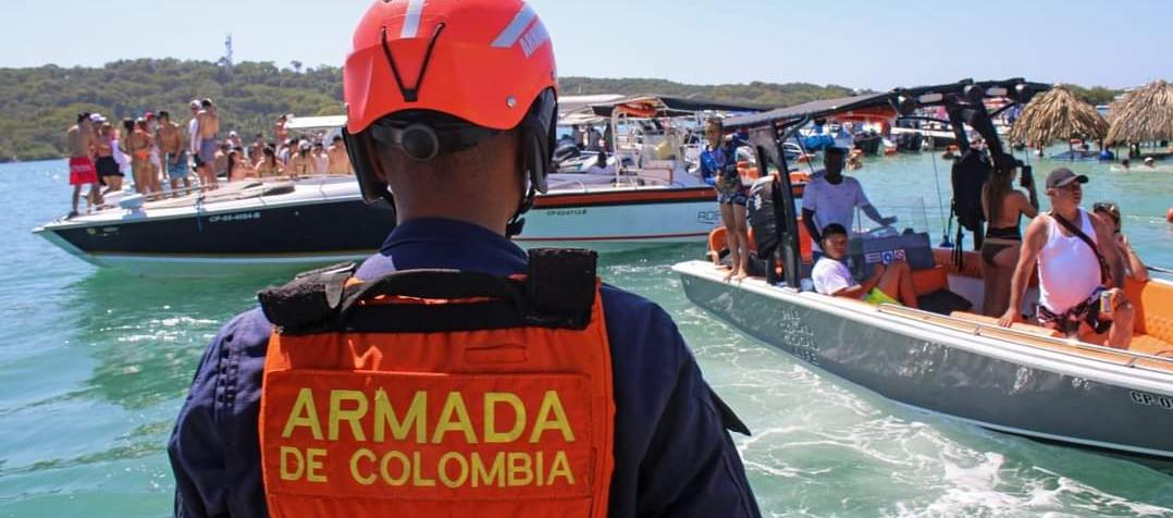 Foto referencia de vigilancia de la Armada en Cholón