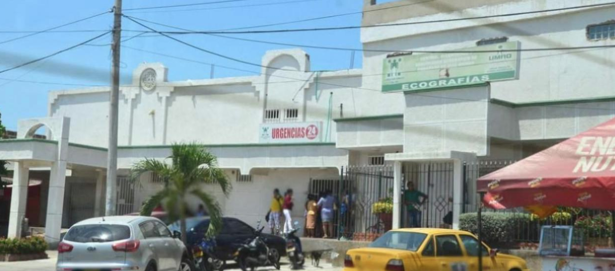 Centro médico donde se encuentran los lesionados. 