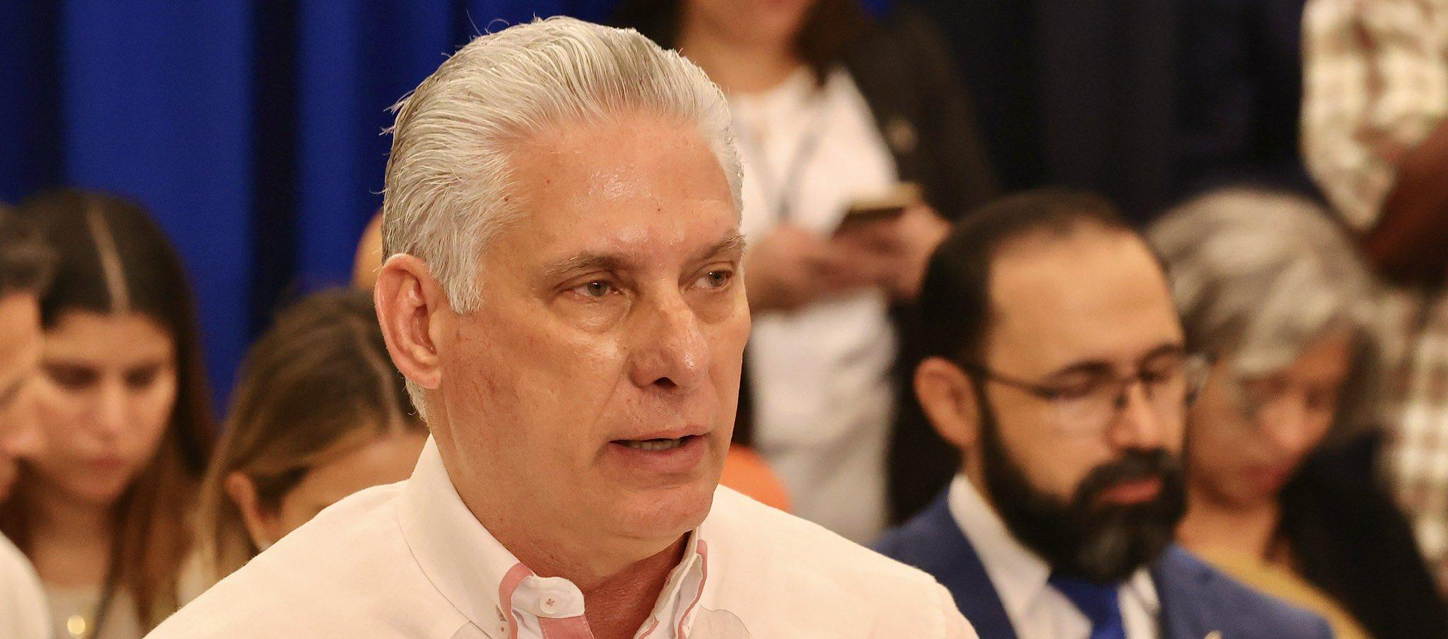 El presidente de Cuba, Miguel Díaz-Canel Bermúdez.