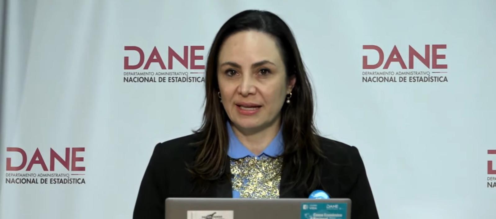 La directora del Dane, Piedad Urdinola.