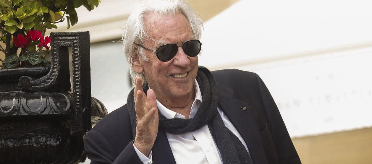 El actor Donald Sutherland.