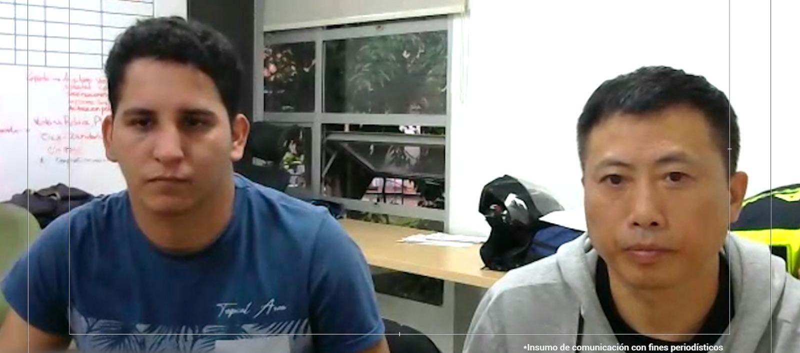 Dos de los capturados por contrabando