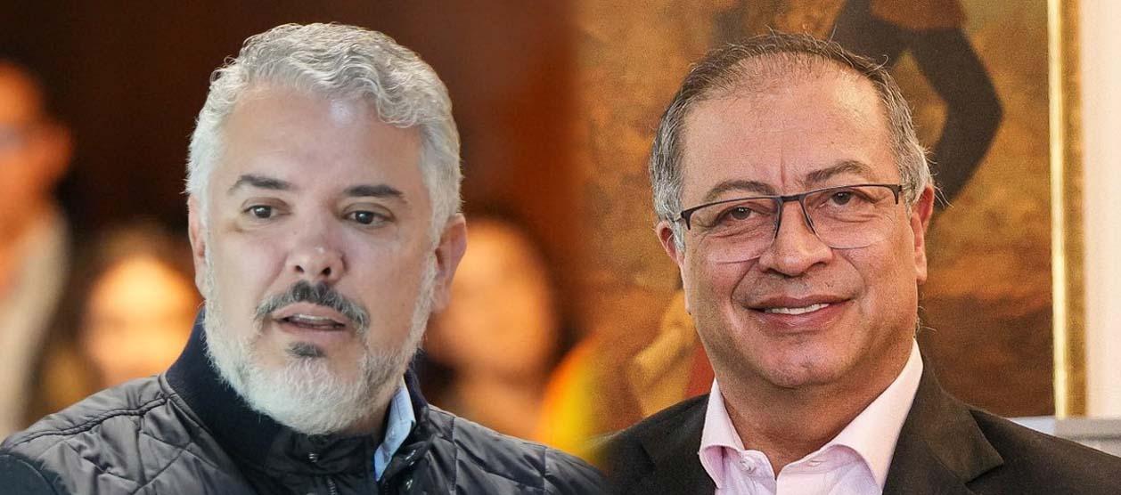 Iván Duque y Gustavo Petro.