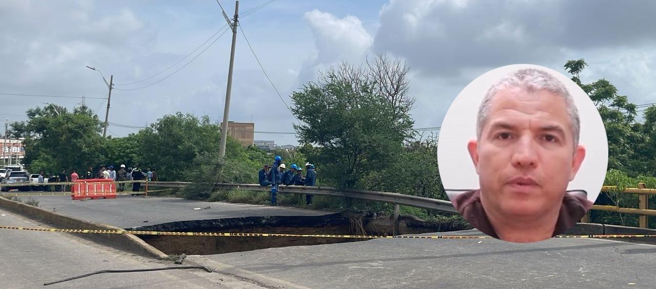 Emergencia de la calle 30 y secretario de salud de Soledad.