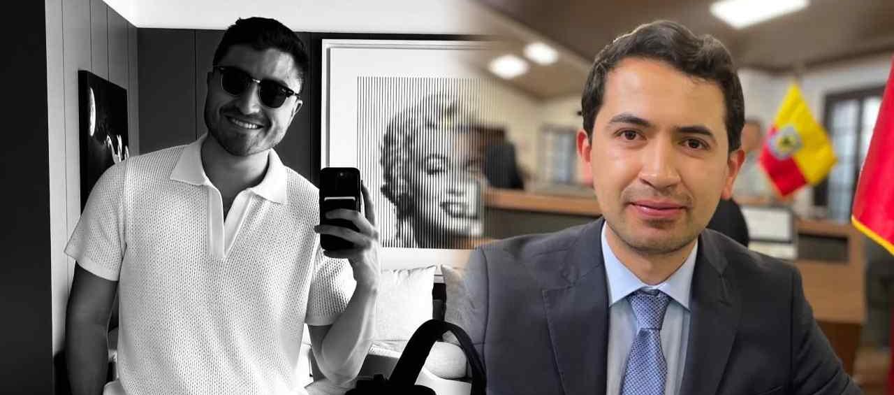 Andrés Felipe Sarabia y el concejal Daniel Briceño.