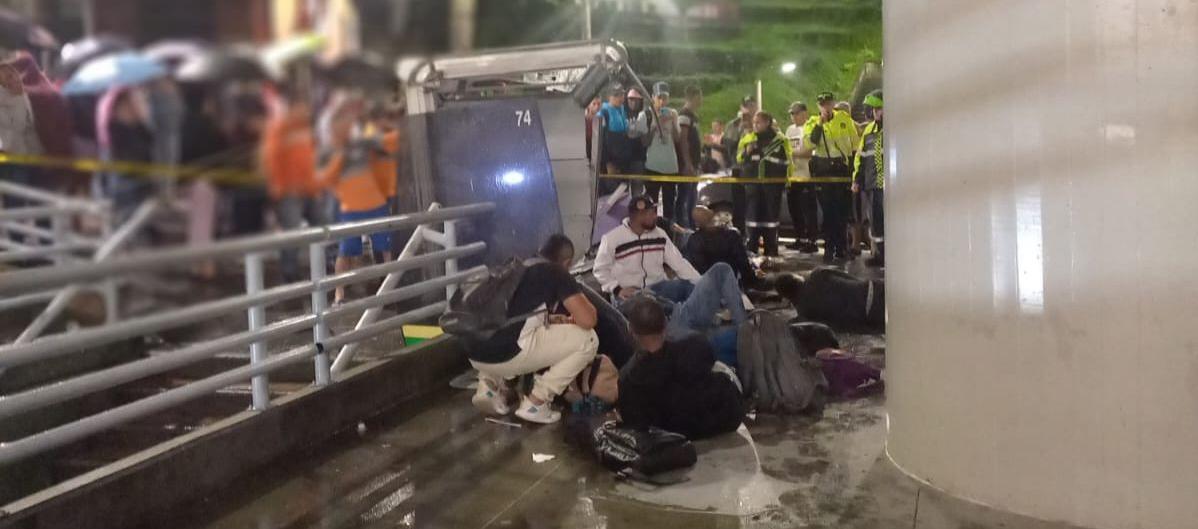Imagen tragedia en Metrocable de Medellín