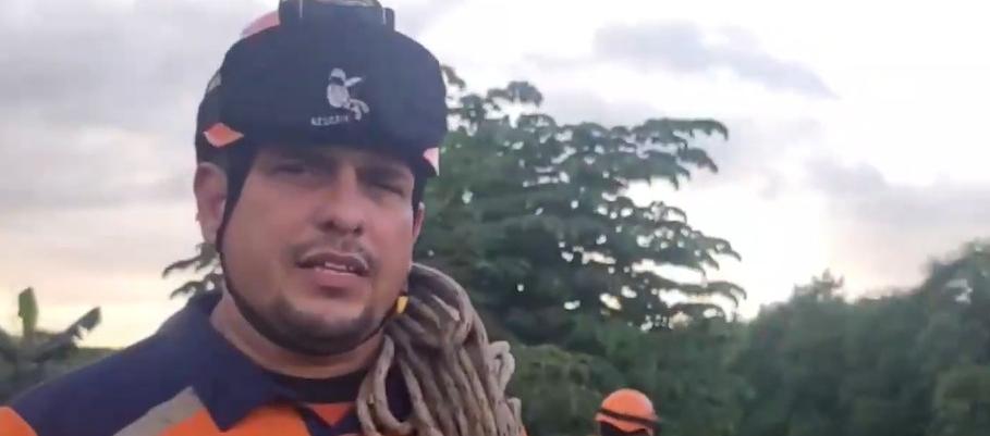 José Molina, unidad de la Defensa Civil de Barranquilla.