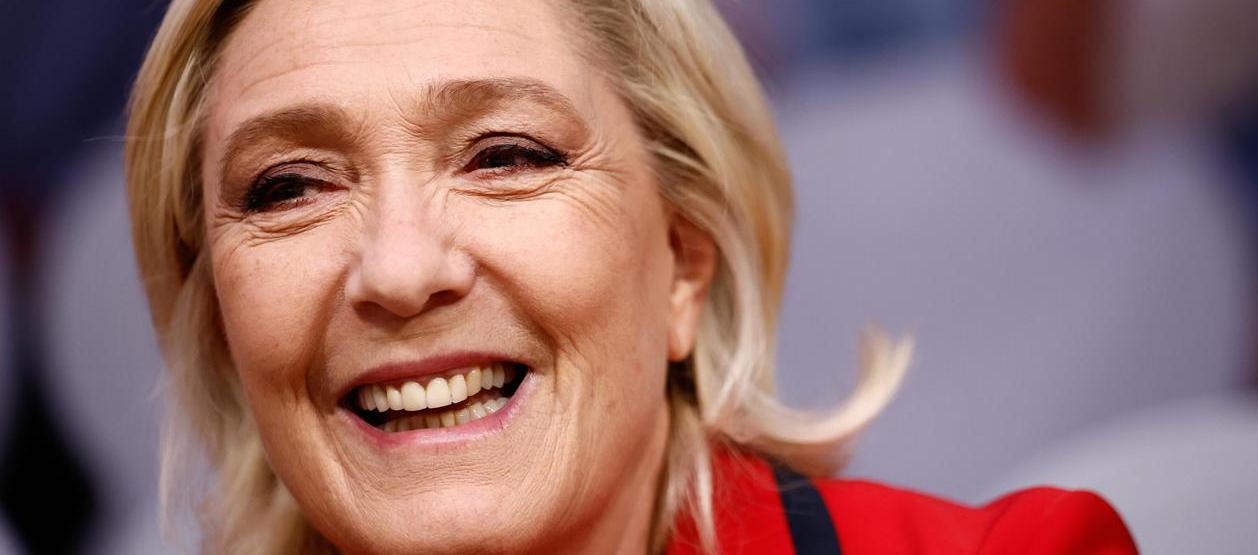 La líder ultraderechista francesa Marine Le Pen.