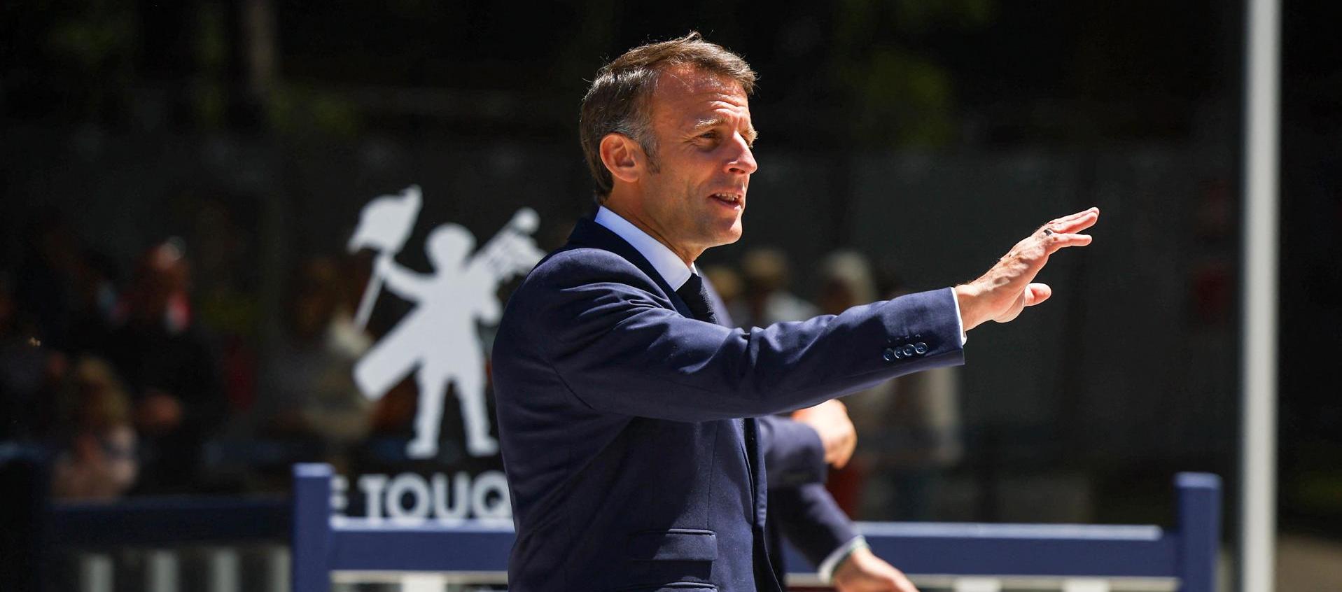 El Presidente francés, Emmanuel Macron.