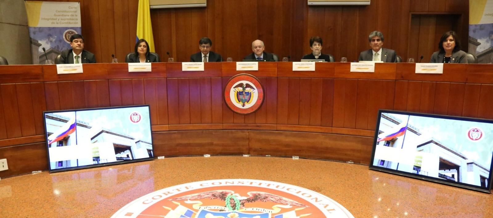 Magistrados de la Corte Constitucional. 