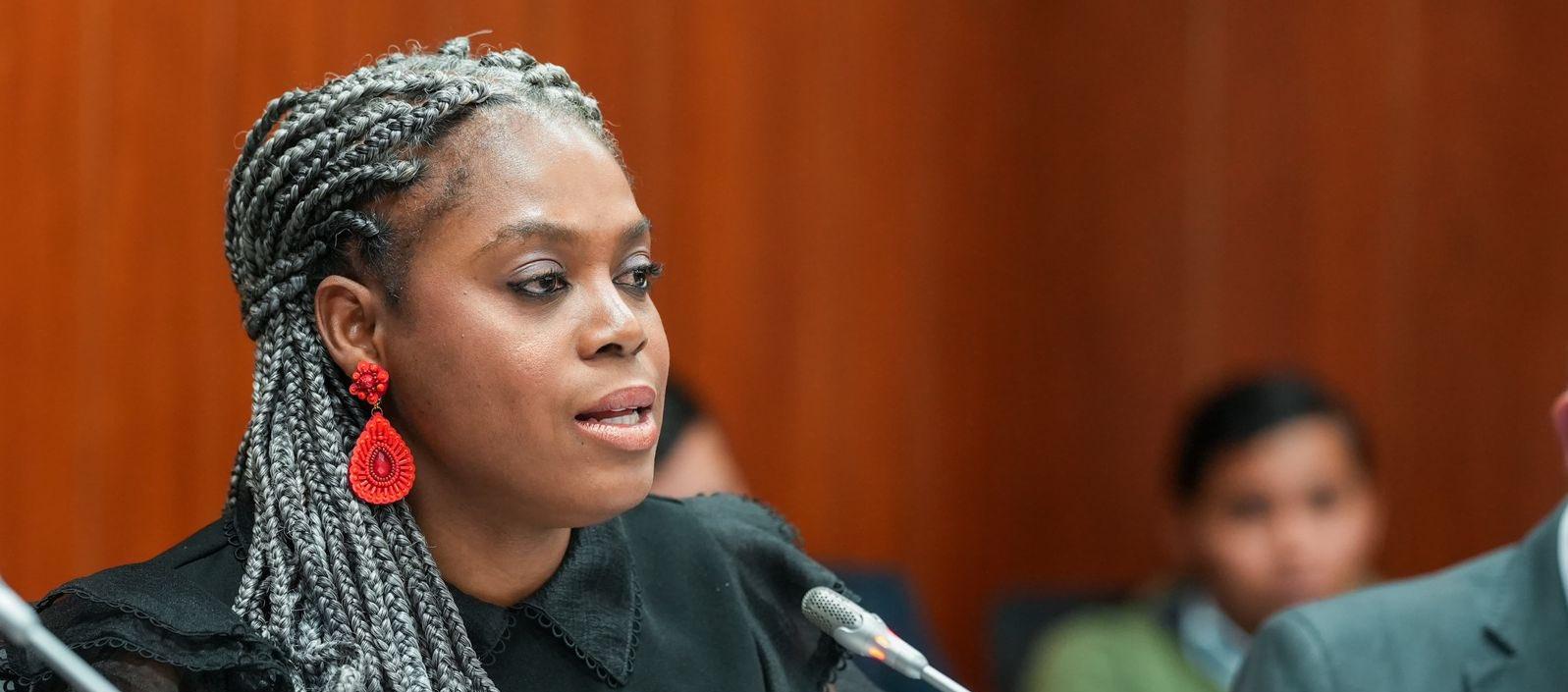 Ministra de Educación, Aurora Vergara.