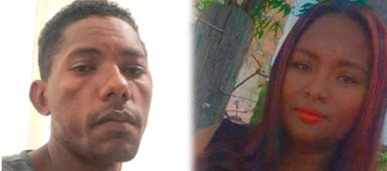 El capturado Pedro Pablo Padilla Vásquez y la víctima Yuleidis Gámez Gutiérrez. 