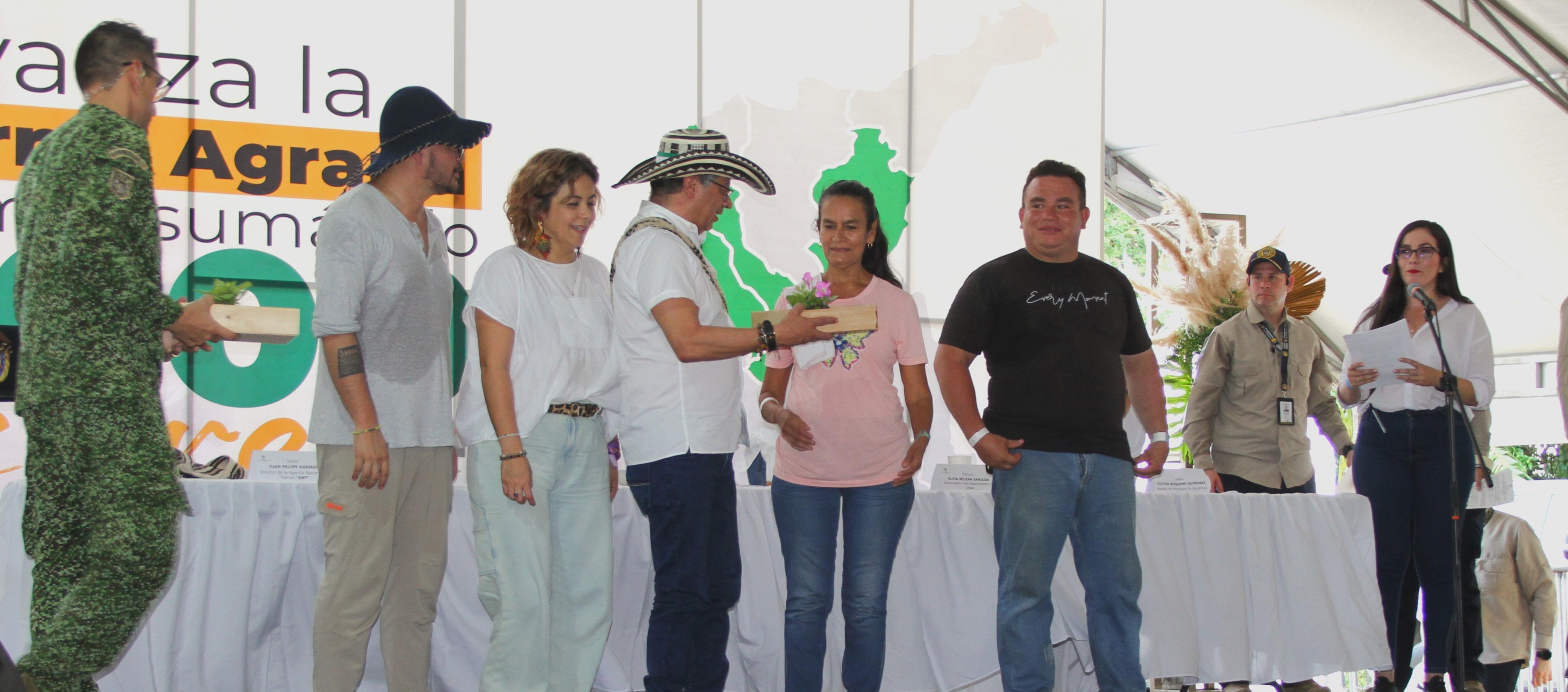 El Presidente Petro estuvo en Aguachica, Cesar.