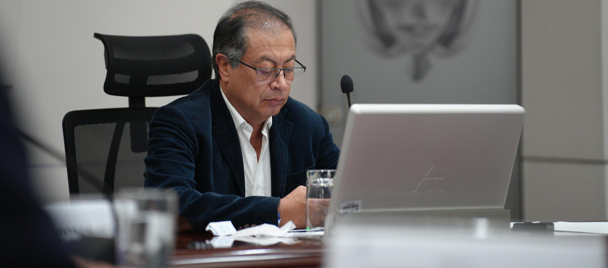 El Presidente Gustavo Petro.