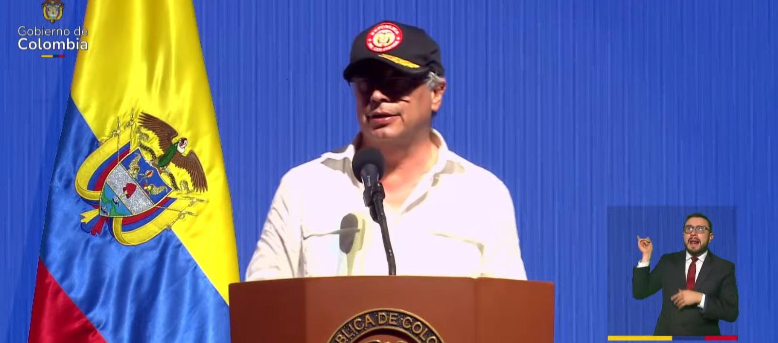 El Presidente Gustavo Petro.