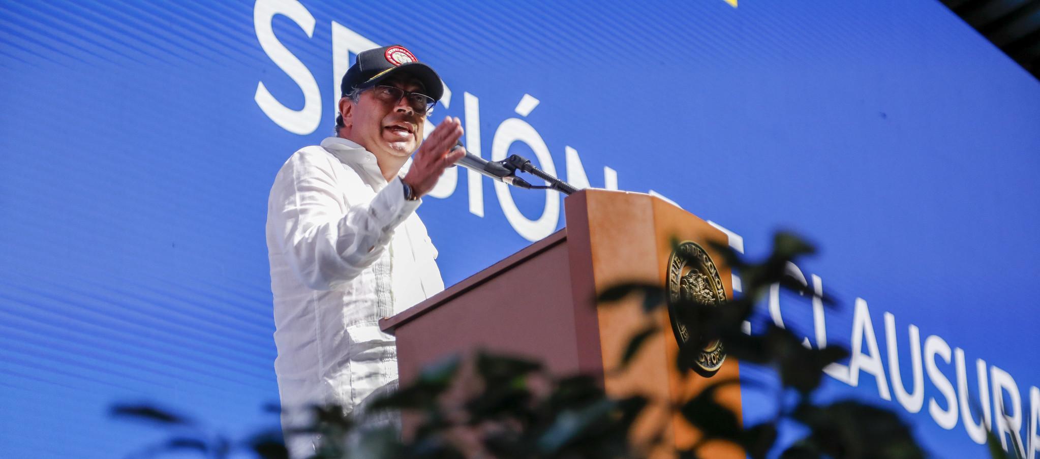 El Presidente Gustavo Petro.