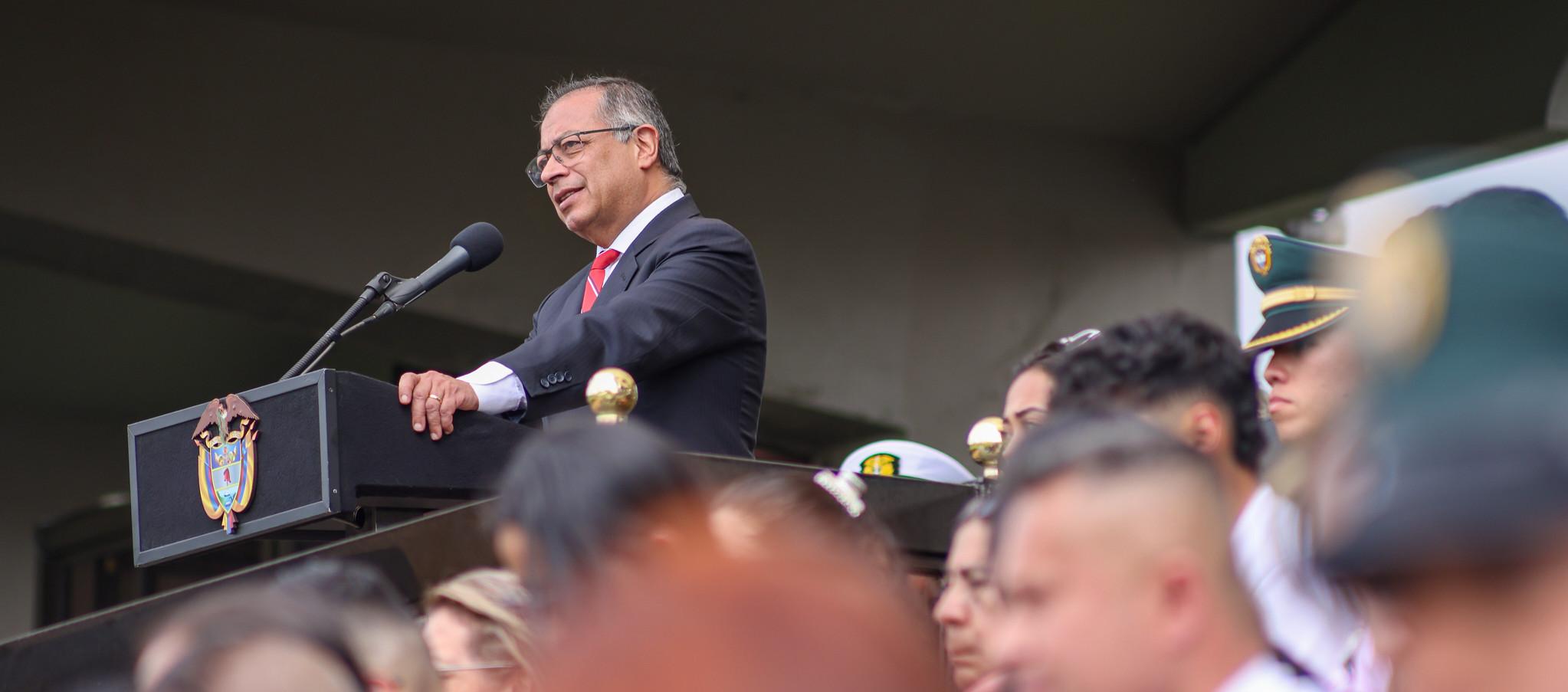 El Presidente Gustavo Petro.