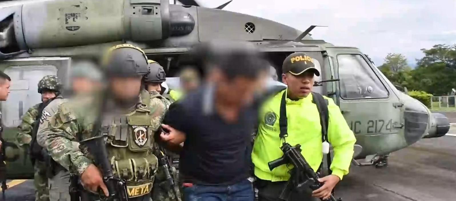 Fue capturado en el Meta.