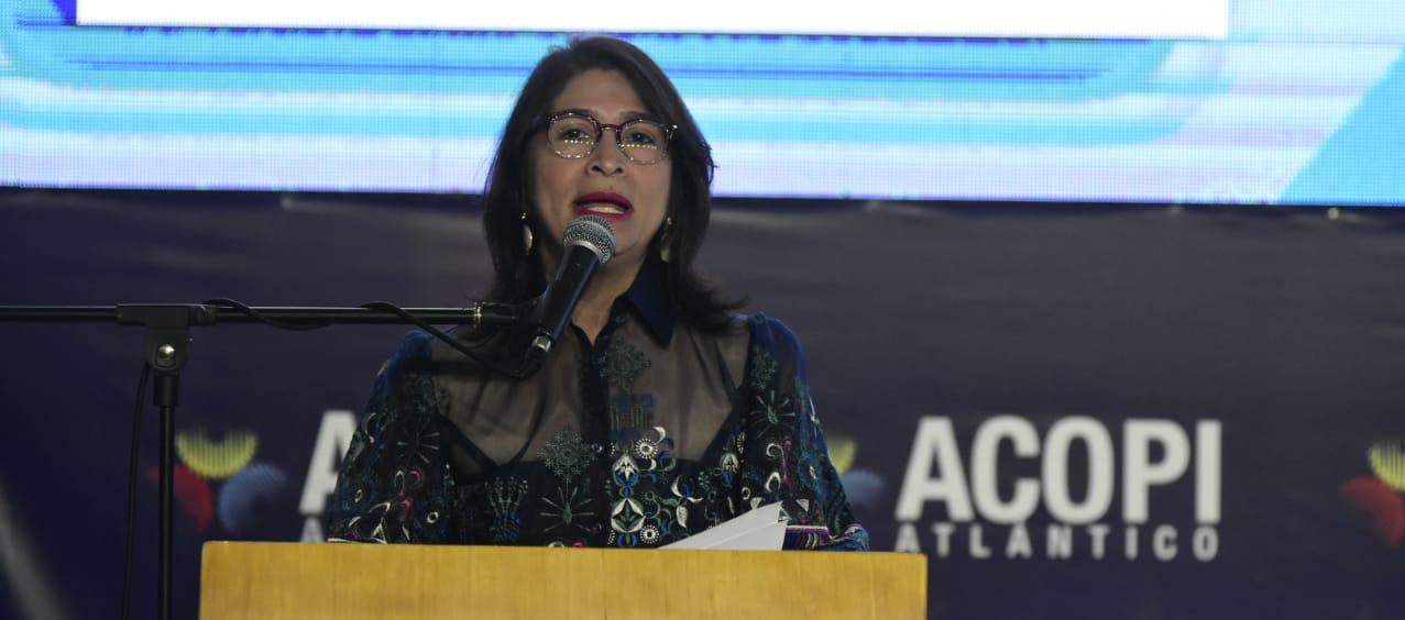 Rosmery Quintero, presidenta del Observatorio Nacional de la MiPyme y directora de Acopi Atlántico.