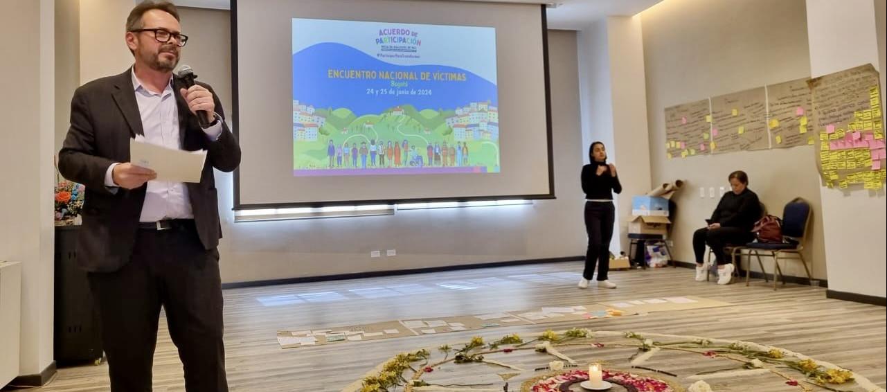 Representante Especial del Secretario General de la ONU en Colombia, Carlos Ruiz Massieu.