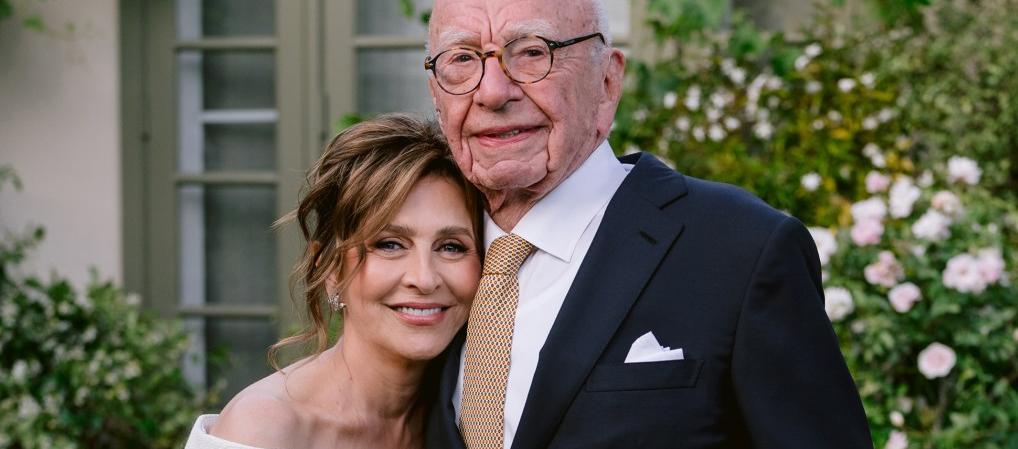 Elena Zhukova y Rupert Murdoch.