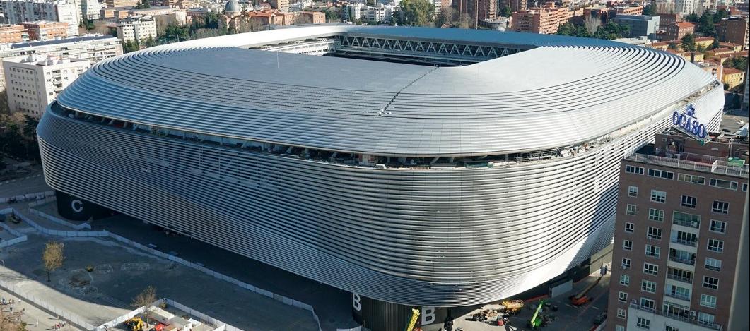 Estadio Santiago Bernabéu.