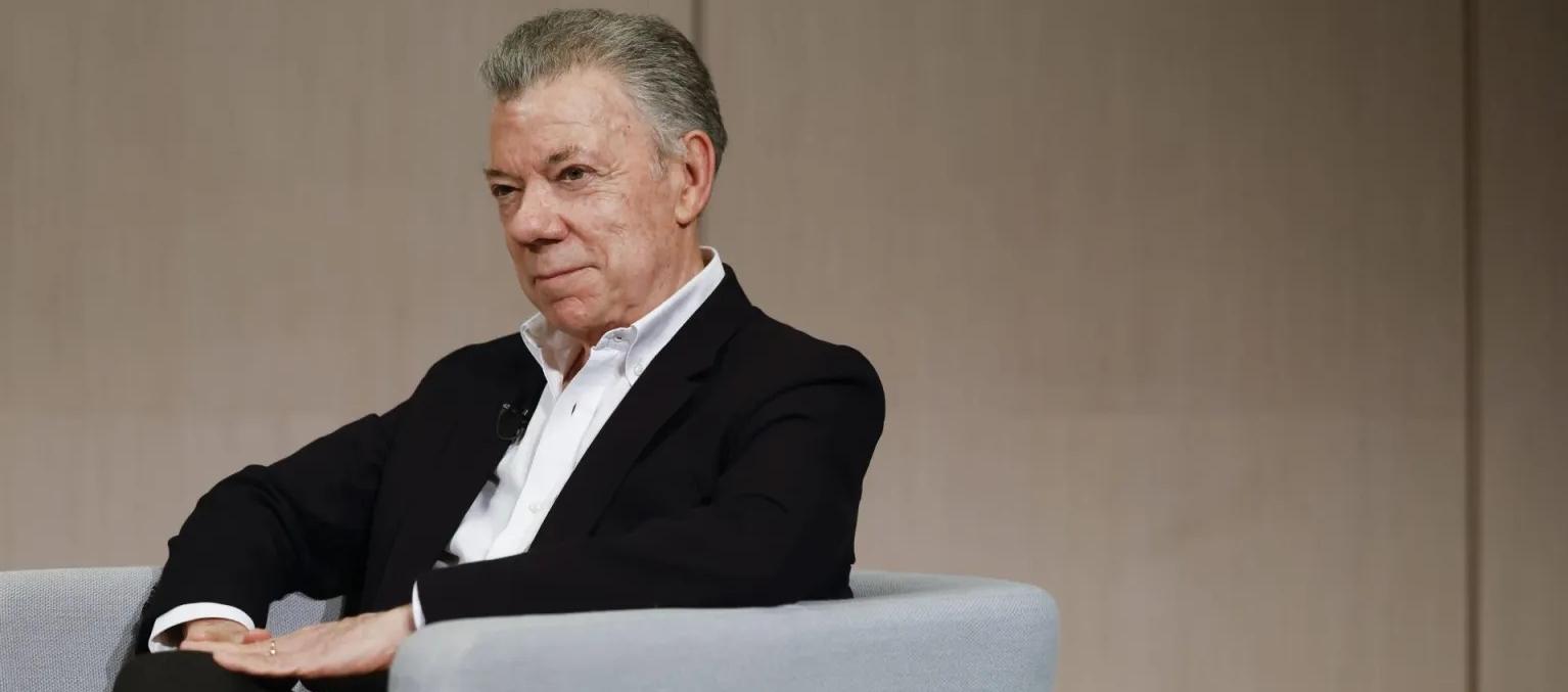 El expresidente Juan Manuel Santos.