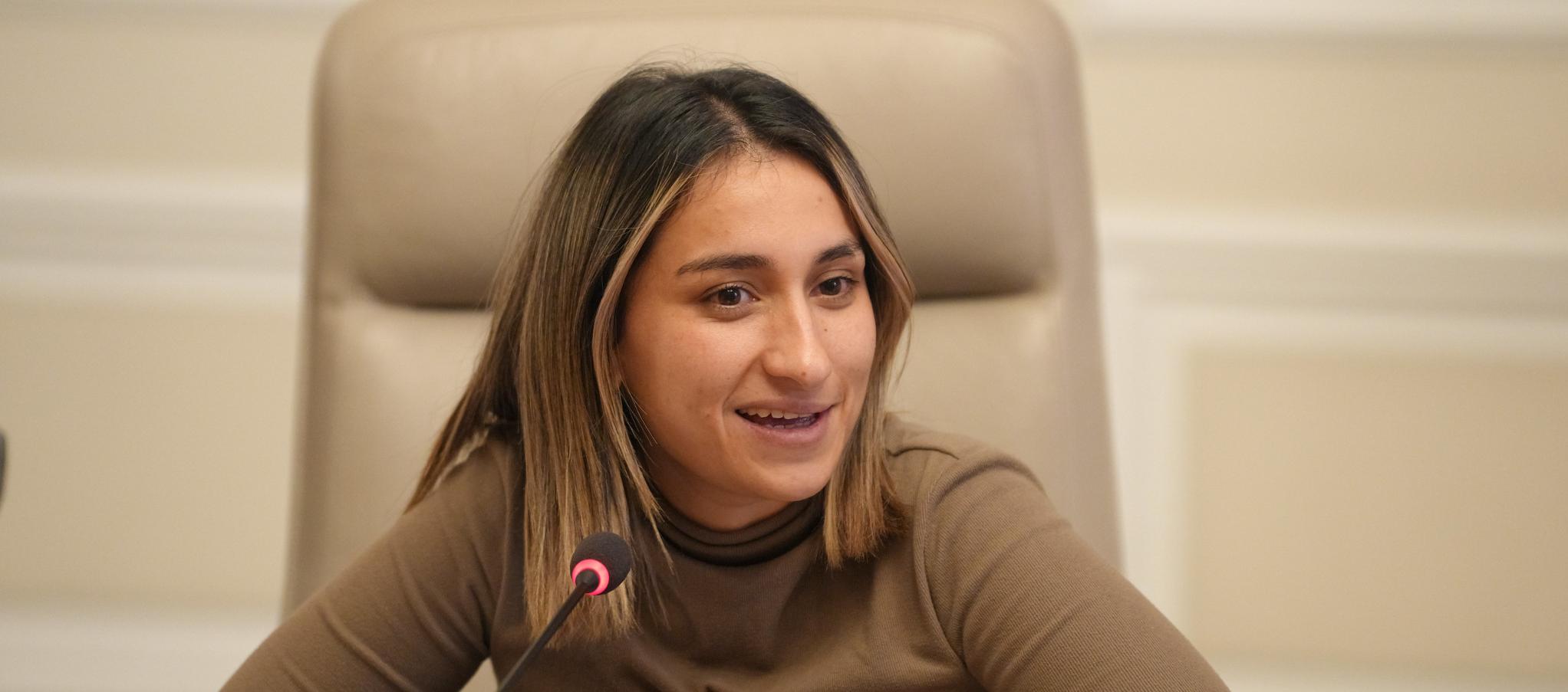 Laura Sarabia, directora del Dapre.