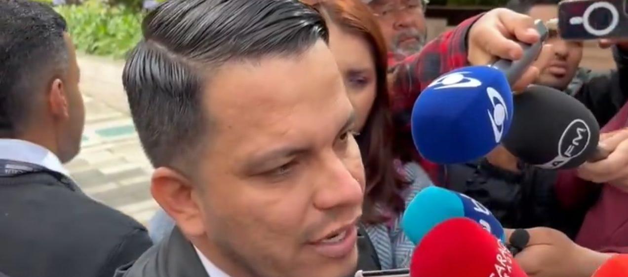 Sneyder Pinilla en la Corte Suprema de Justicia. 