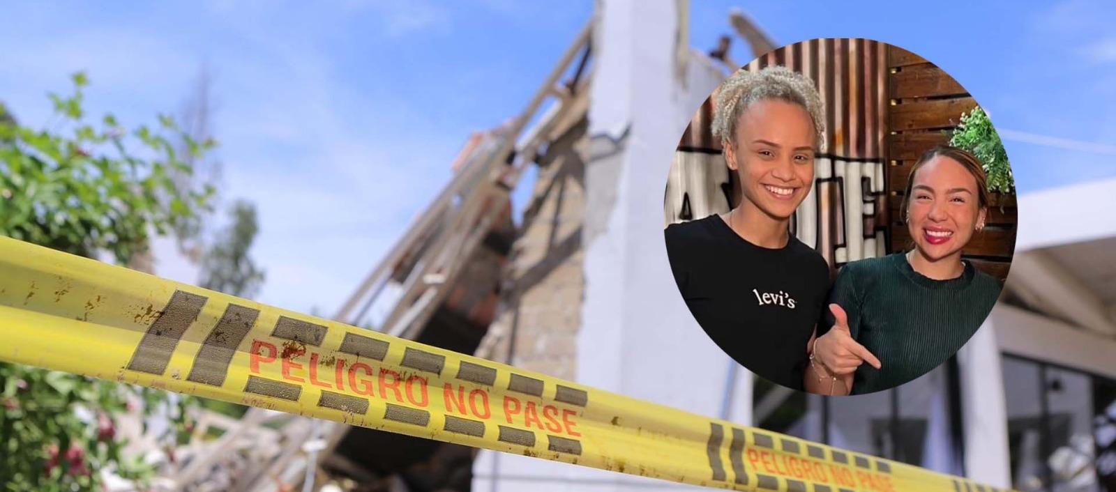 Ebed Shaday Calderón y su amiga fallecida, Naileth Guerra.