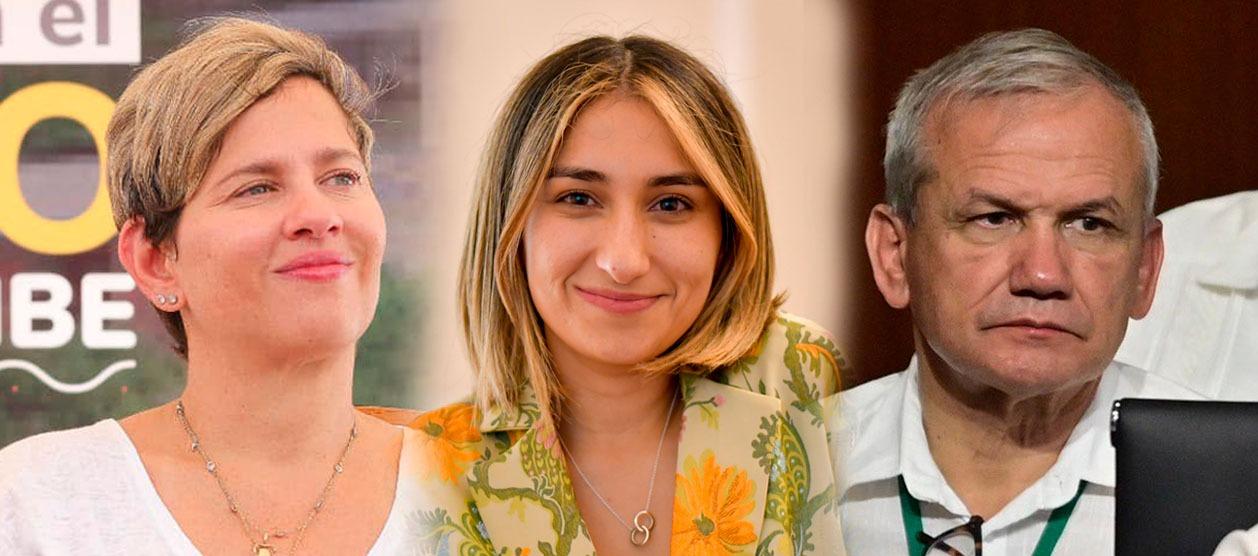 Verónica Alcocer, Laura Sarabia, Carlos Ramón González. 