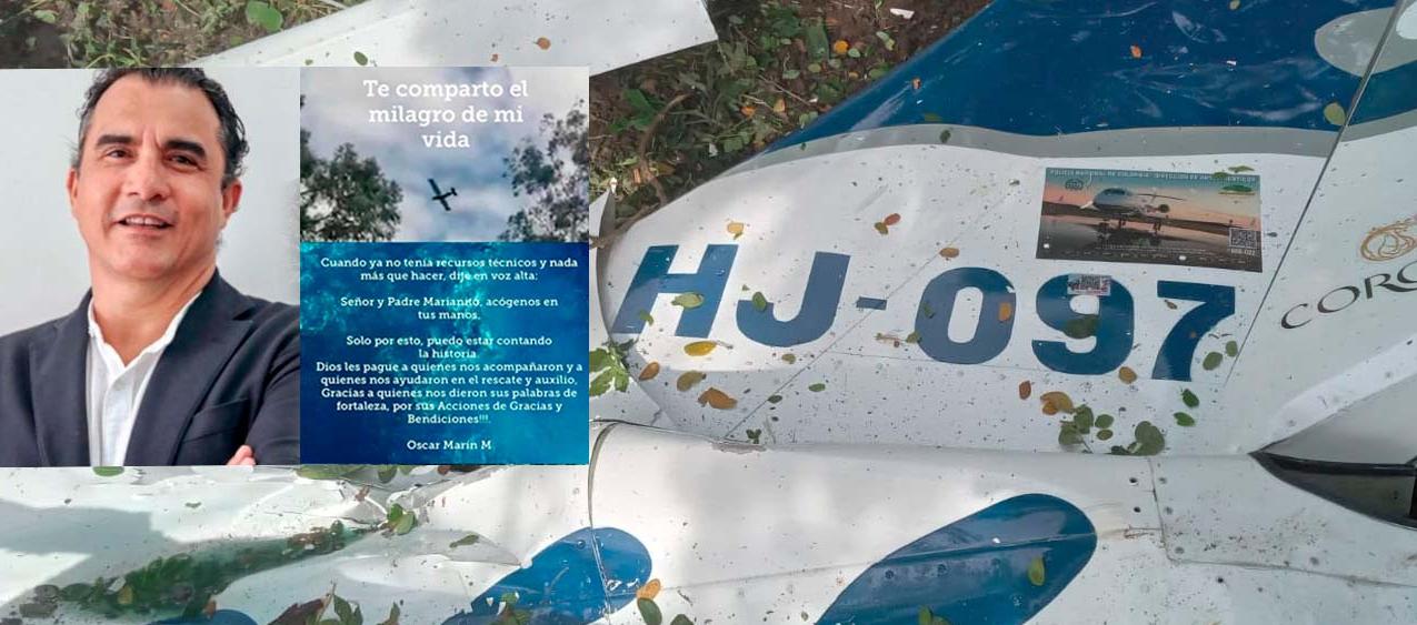 Óscar Marín, su agradecimiento al sobrevivir a un accidente en 2021 y el accidente en Santa Verónica