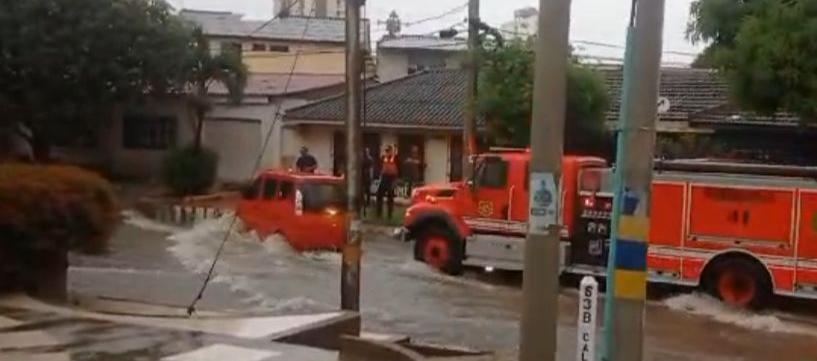 Arroyo en el barrio Recreo de Barranquilla.