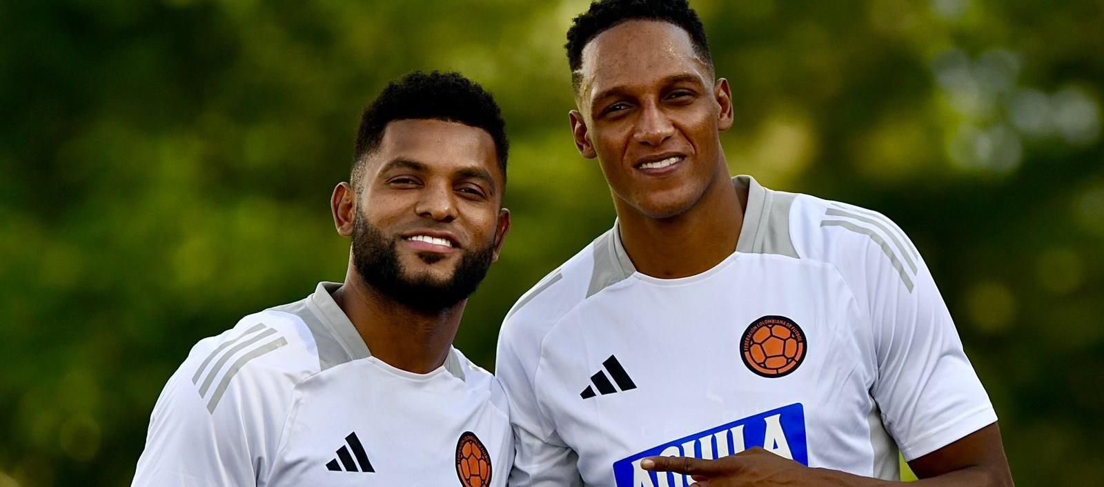 Miguel Borja y Yerry Mina, dos de las novedades en la convocatoria de la Selección Colombia. 
