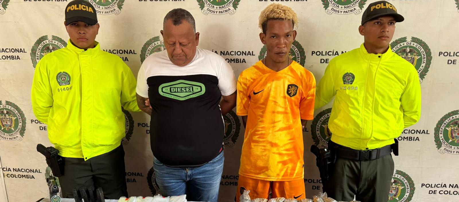 Presuntos ‘Costeños’ capturados.