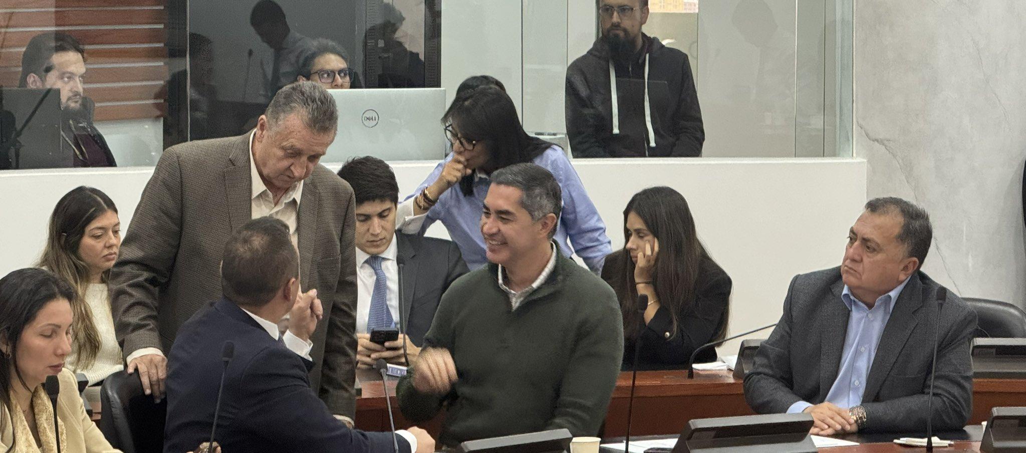 La Comisión Tercera en la sesión en la que aprobó en primera debate los topes al Impuesto Predial Unificado