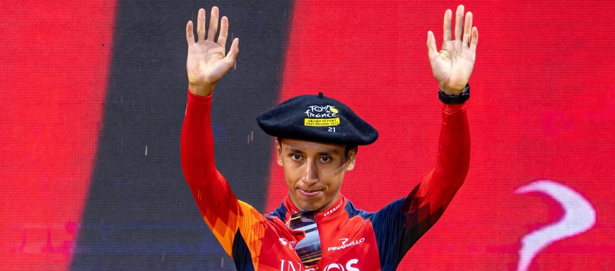 Egan Bernal, ciclista colombiano del Ineos. 