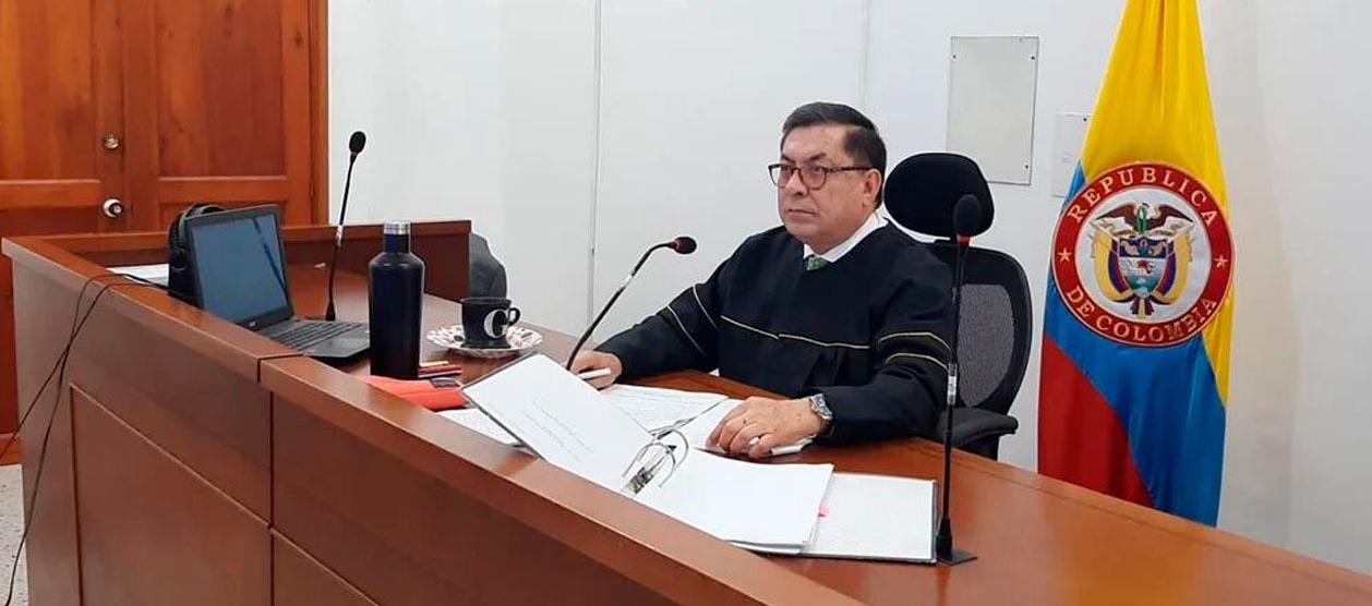 Magistrado Gustavo Roa Avendaño, de la Sala de Conocimiento de Justicia y Paz en Barranquilla