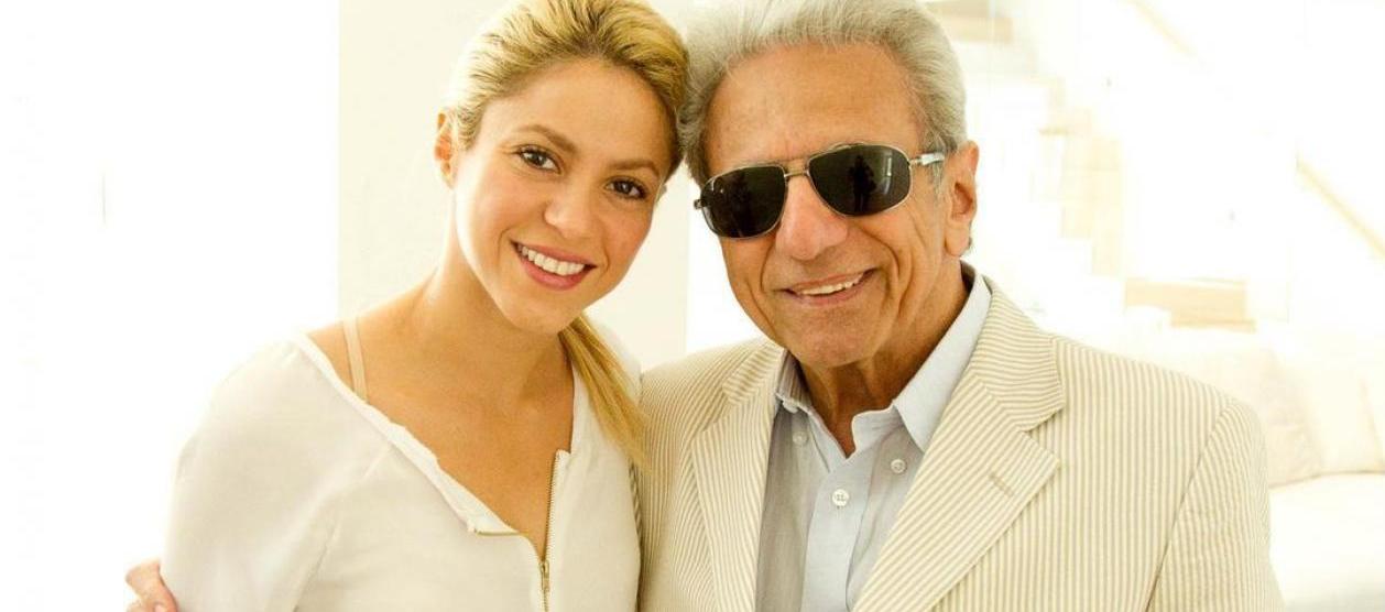 Shakira y su papá William Mebarak.