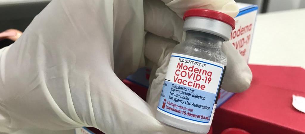 Foto referencia de la vacuna de Moderna