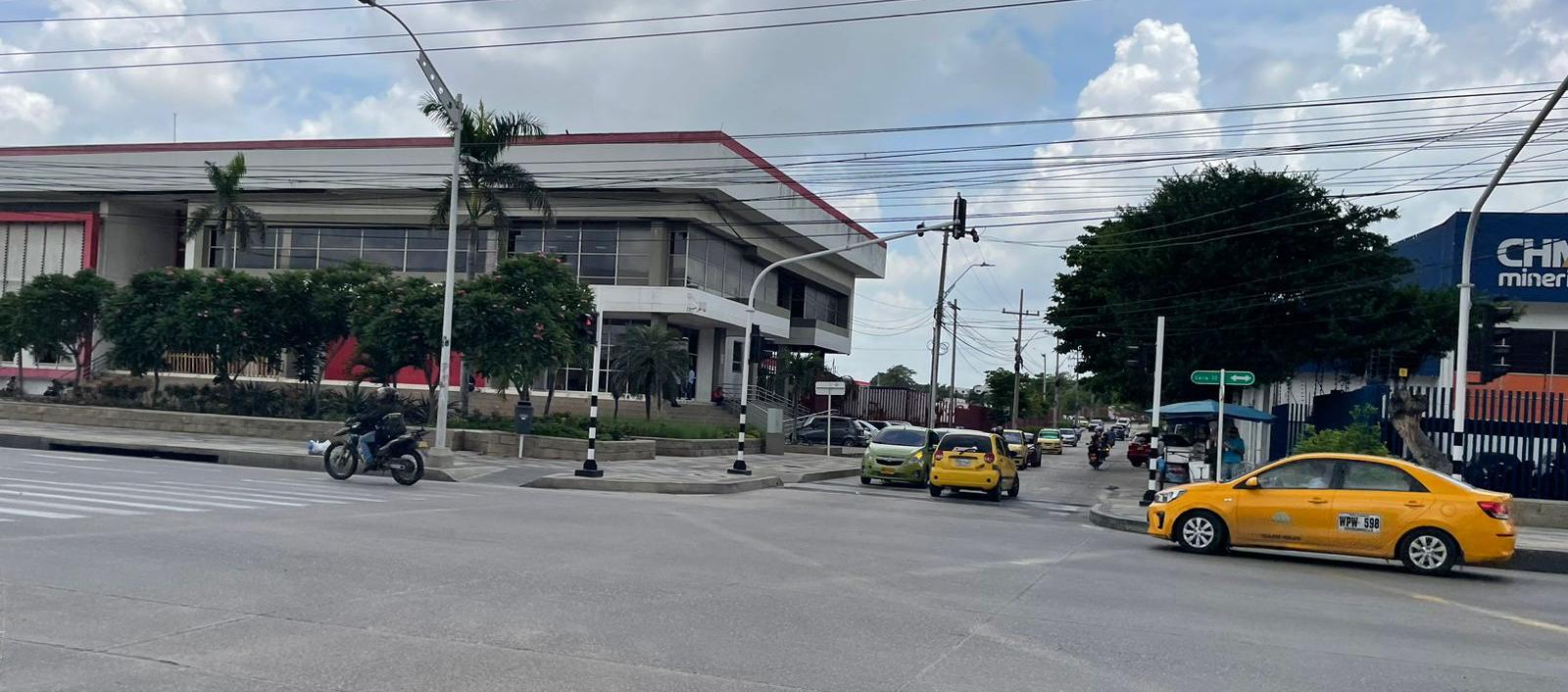 Lugar donde se registró la captura del hombre en moto.
