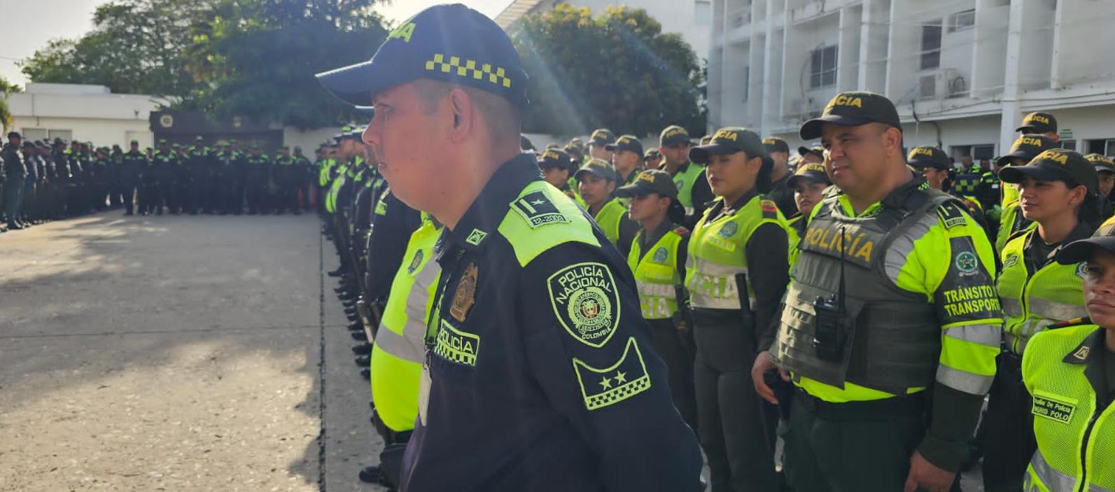 Seguridad en celebración del Día de la Virgen del Carmen.