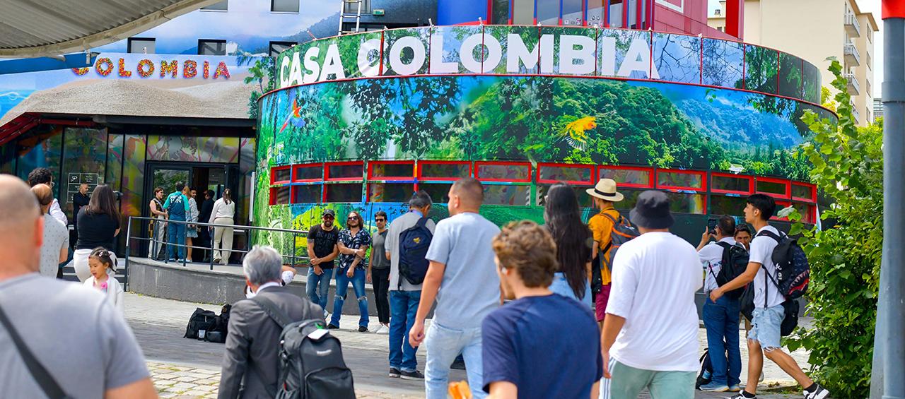 Inauguración de la Casa Colombia.